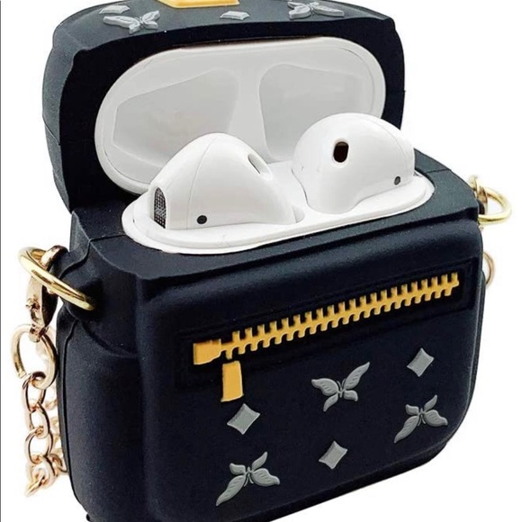 Bags Cute Black Backpack Airpod 1 2 Pro Silicone Poshmark